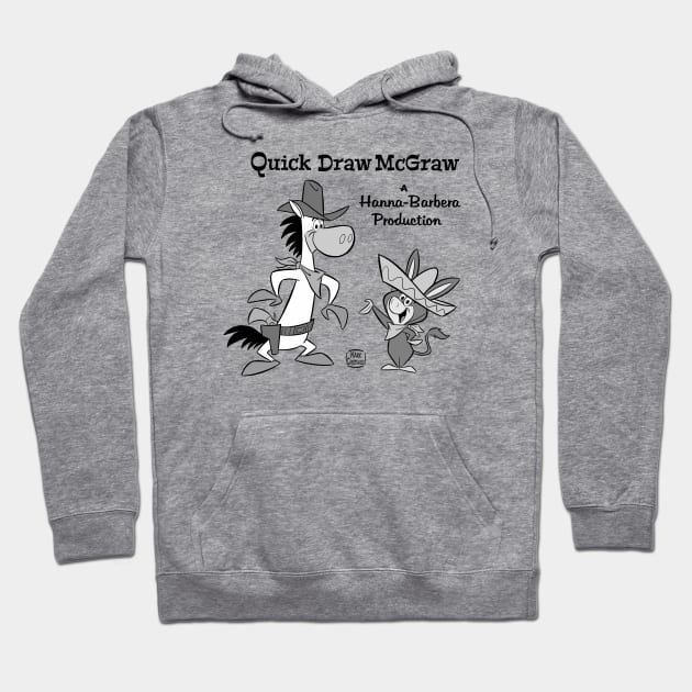 QUICK DRAW MCGRAW AND BABA LOOEY Hoodie by markscartoonart62